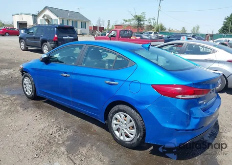 2017 Hyundai Elantra Se from USA, damaged, VIN KMHD74LF6HU144401
